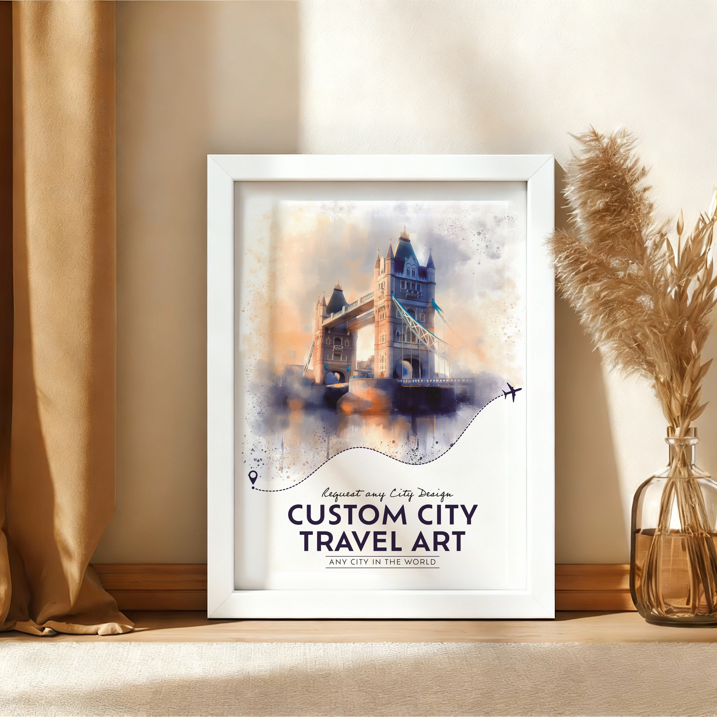 Custom Location Travel Art