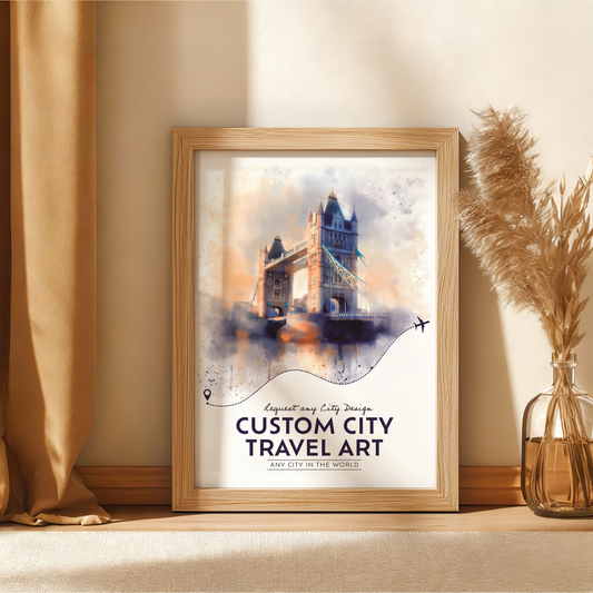Custom Location Travel Art